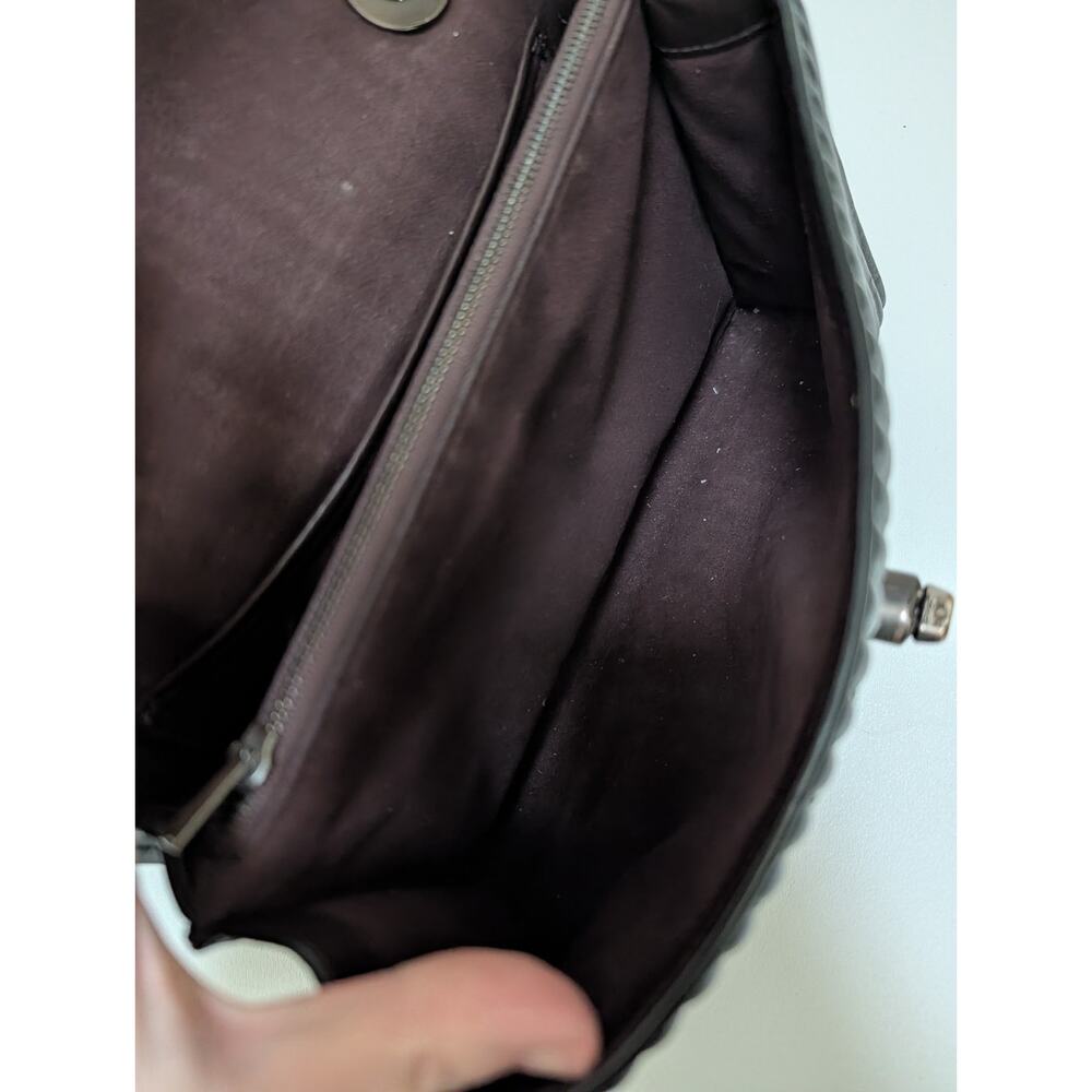 COACH Parker Quilted Black Shoulder Bag with Chain Strap - Picture 11 of 16